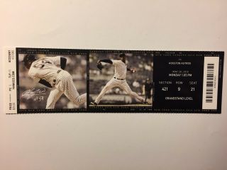 York Yankees Vs Houston Astros May 28,  2018 Ticket Stub