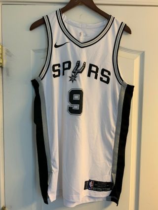 Tony Parker San Antonio Spurs Game Worn Jersey Nba/mei Gray