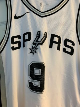 Tony Parker San Antonio Spurs game worn jersey NBA/MEI Gray 3
