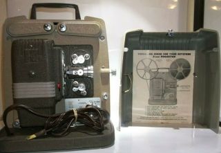 Vtg Keystone K - 100 Variable Speed 8mm Silent Film Movie Projector