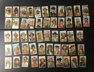 Rare 1910 Types Of Nations Recruit Sub Rosa 52 Cards Cigarros