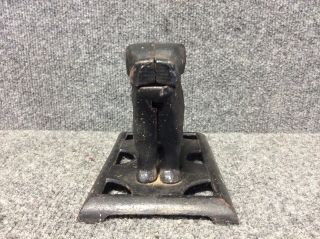 Antique Vintage Cast Iron Dog Mechanical Nut Cracker,  10 ½” 3