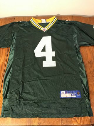 Green Bay Packers Brett Favre Vintage Reebok Nfl Football Jersey Mens Medium M
