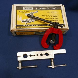 Vintage General No.  150 Flaring Tool & Box U.  S.  A.