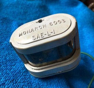 Vintage Monarch 6003 Sae - L - I License Plate Light With Bulb