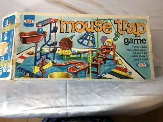 Vintage Mouse Trap Game By Ideal All The Peices Are There In Great Shape
