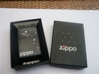 Vintage Zippo Made In Usa Lighter Rare Galaxy Design
