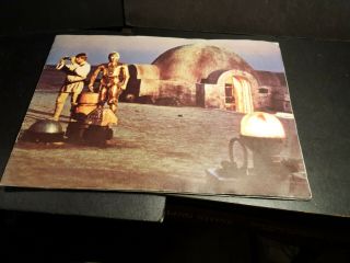 Vtg 1977 Orig Star Wars Movie Program Souvenir Press Booklet Facts,  Bios,  Info