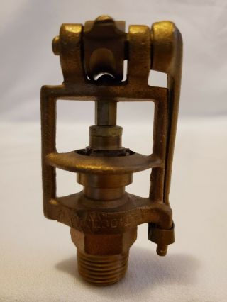 Vintage Antique 1885 Walworth Model 3 Brass 1/2 " Fire Sprinkler Head