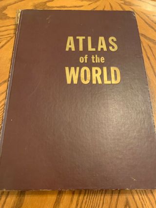 The Columbia Standard Atlas Of The World 1959