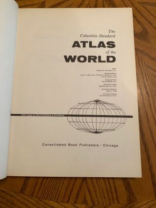 The Columbia Standard Atlas Of The World 1959 3