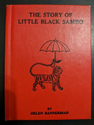 1923 Little Black Sambo Antique Vintage Children Book Black Americana