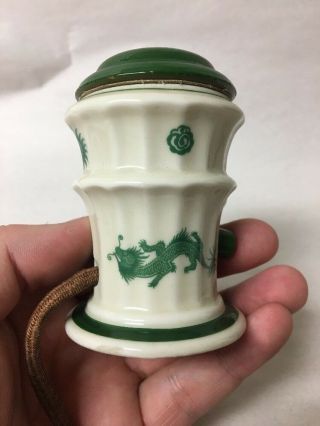 Vintage Electric Lighter Porcelain Dragon By Rosenthal -