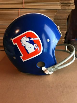 Vintage 1970 - 80s NFL Denver Broncos Football Helmet Rawlings HNFL Youth Medium 2