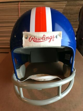 Vintage 1970 - 80s NFL Denver Broncos Football Helmet Rawlings HNFL Youth Medium 3