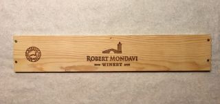 1 Rare Wine Wood Panel Robert Mondavi Vintage Crate Box Side 10/19 982