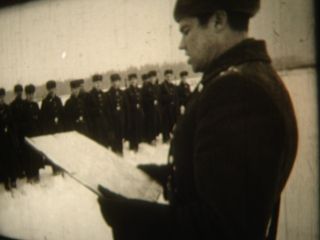 Vintage 16mm Educational " Soviete Soldier " Film Newsreel B/w Army Military