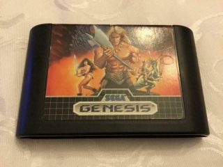 Sega Genesis Golden Axe 1/i Game Authentic Vintage