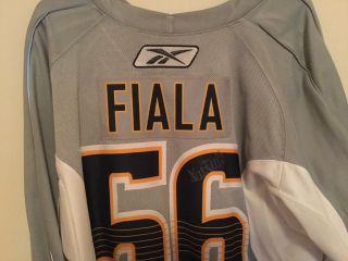 Kevin Fiala Signed Game Worn Rookie Camp Predators Jersey L@@k
