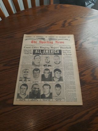 December 11,  1965 - The Sporting News - All - America Team