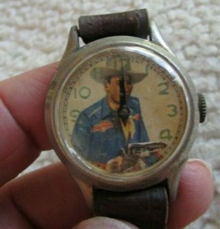 Vintage Gene Autry Wrist Watch - Parts Or Repairs