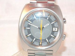 Rare Vintage Gents OMEGA Seamaster Memomatic Alarm Cal 980 Watch,  Order. 2