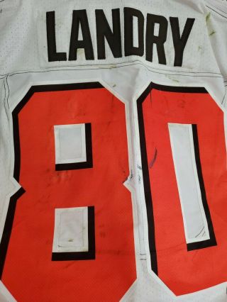 Jarvis Landry Game Worn Cleveland Browns Jersey Photo Matched 12/15/18 2