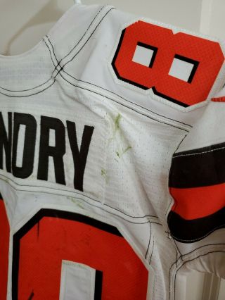 Jarvis Landry Game Worn Cleveland Browns Jersey Photo Matched 12/15/18 3