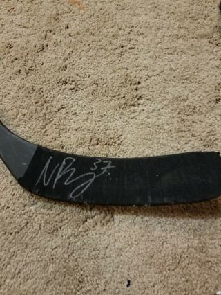 Nick Ritchie 2017 Playoffs Signed Anaheim Ducks Game Hockey Stick Nhl