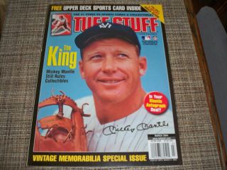 Tuff Stuff - Mickey Mantle - The King - On Cover - March 2004 - Alpha13