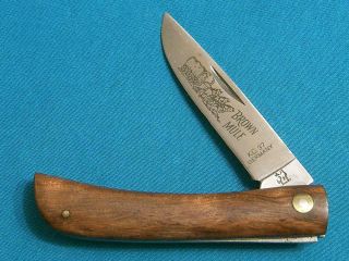 Vintage Klaas Kissing Crane Germany Kc37 Brown Mule Sod Buster Jack Knife Knives