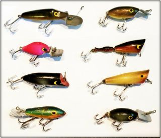 Group Of 8 All Different Lures Made By Bud Renbarger Ponca City,  Ok