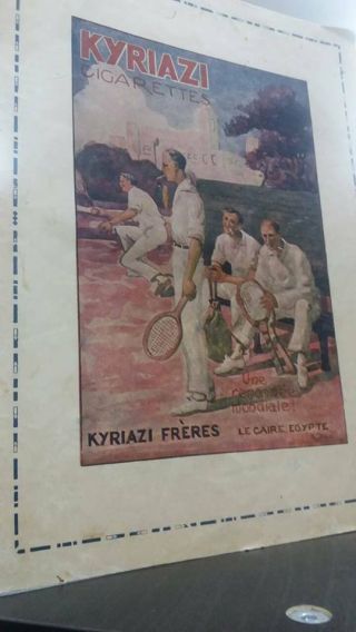 Kyriazi Freres Orignal Advertising Reclame 1935 Cardboard.  22,  5 X 31 Cm