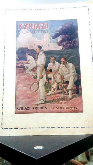 Kyriazi freres orignal advertising reclame 1935 cardboard.  22,  5 x 31 cm 3