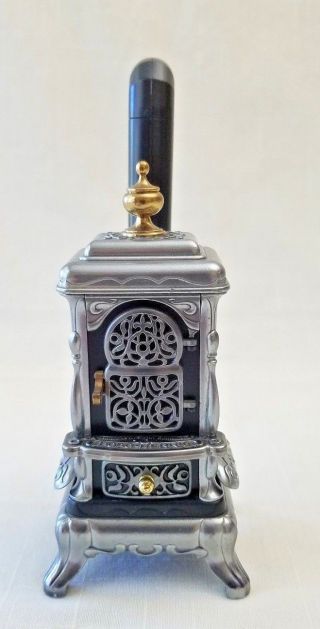 Dollhouse Cast Iron Pot Belly Stove Germany Bodo Hennig Metal Vintage Miniature