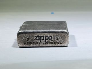 2002 Vintage Sterling Silver Zippo Lighter Sweet 3