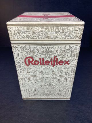 Vintage Rolleiflex Empty Boxes Tlr Camera Germany F&h Red Gold