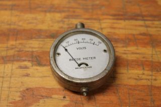 Vintage Beede Volt Meter Voltmeter 0 - 50 Volt Pocket Volt Meter Steam Punk