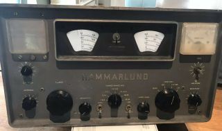 Hammarlund Model Hq - 110 Vintage Ham Radio Receiver