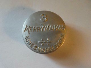 Vintage Merry Widows Brand Condoms Rubber Agnes Mabel Beckie Collector Tin