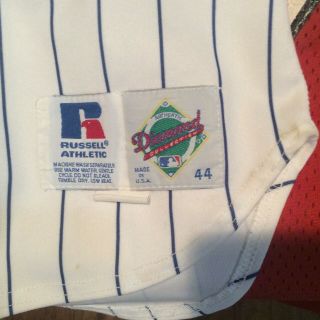 Dave SILVESTRI Game Worn/Used/Issued 1995 Montreal Expos Jersey 3