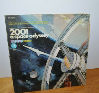Vintage 2001 A Space Odyssey Motion Picture Soundtrack Vinyl Record Album