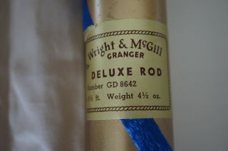 VINTAGE WRIGHT & McGill GRANGER DELUXE FLY ROD 3 PC 2 TIPS IN TUBE 2
