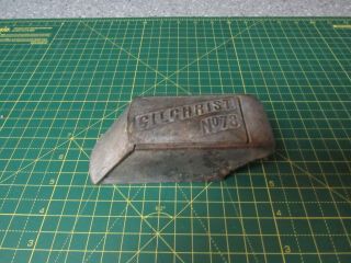 GILCHRIST No.  78,  CAST IRON? ICE BLOCK SHAVER Antique Vintage HAND TOOL UTENSIL 2