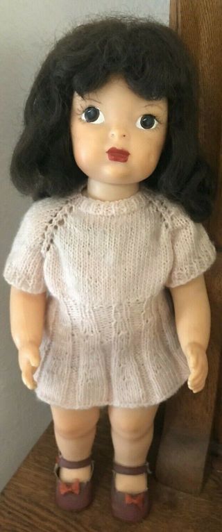 Vintage Painted Hard Plastic Terri Lee Doll Pat.  Pending