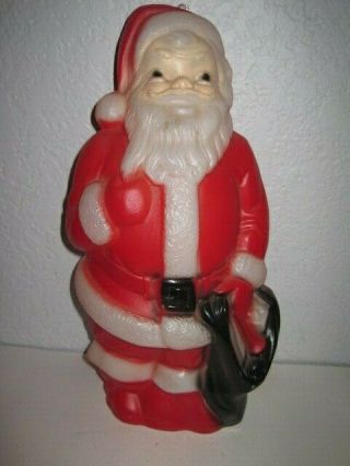 Vintage 1950s Empire Plastic Christmas Blow Mold Santa