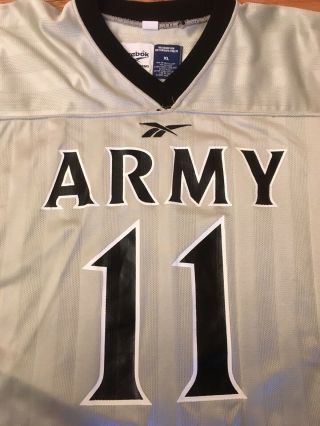 Army Black Knights NCAA Vintage Authentic Reebok Game Worn Lacrosse Jersey XL 2