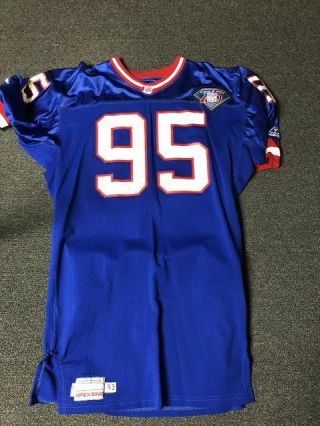1993 Mark Flythe York Giants Game Issued Apex Jersey Size Large