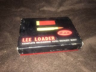 Vintage Lee Classic Hand Loader Reloading Die Set Kit Dies Estate Incomplete
