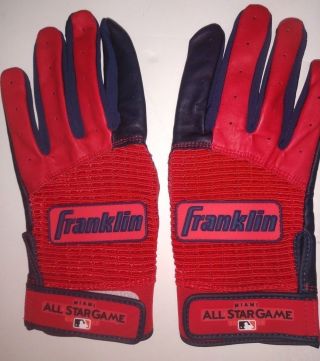 Francisco Lindor Indians Non Game 2017 Batting Gloves 2017 All Star Game
